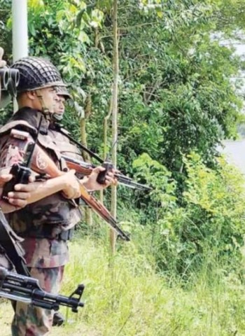 সিলেট সীমান্তে বিএসএফের গুলি, তাৎক্ষণিক বিজিবির পাল্টা ফায়ার